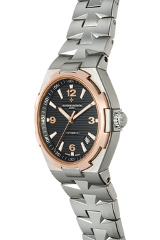 Overseas Rose Gold and Stainless Steel Automatic