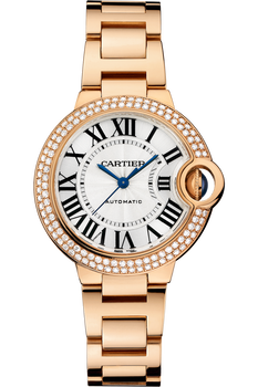 Ballon Bleu de Cartier, Automatic Pink Gold, Diamonds