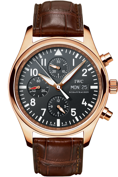 IWC Schaffhausen Pilot s Chronograph in Rose Gold IW371713