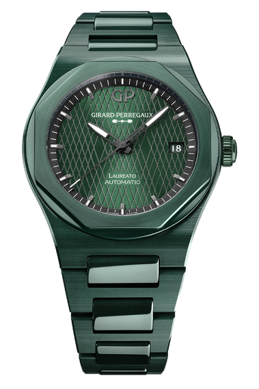 Laureato 38mm Green Ceramic Aston Martin Edition