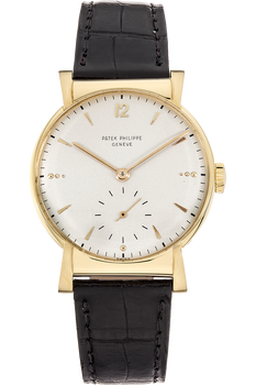 Round Reference 1584 Circa 1950s Yellow Gold Manual