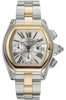 Roadster Chronograph Yellow Gold and Stainless Steel Automatic