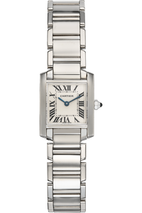 Tank Francaise White Gold Quartz