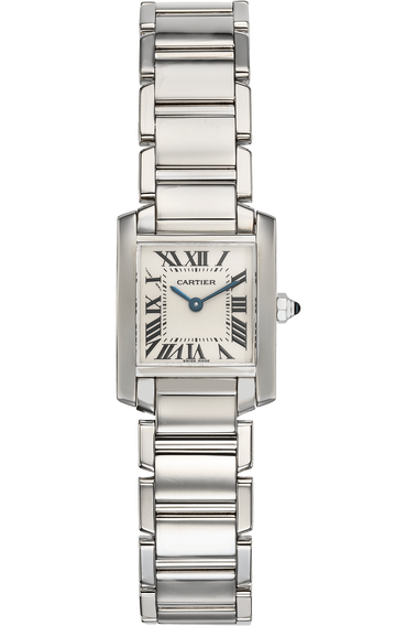 Tank Francaise White Gold Quartz