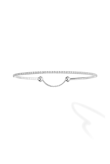 White gold diamond bracelet M Skinny