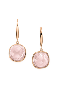 Color Drops Rose Quartz Earrings