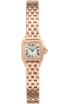 Santos Demoiselle Mini Rose Gold Quartz