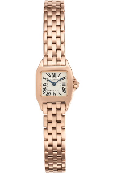 Santos Demoiselle Mini Rose Gold Quartz