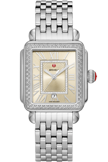 Michele deco madison diamond watch top