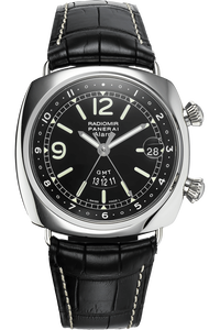 Radiomir GMT Alarm Stainless Steel Automatic