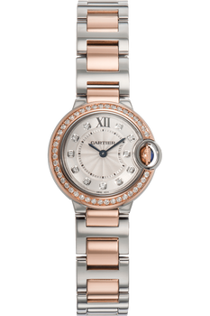 Ballon Bleu Rose Gold and Stainless Steel Quartz