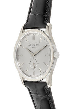 Calatrava Reference 5196 White Gold Manual