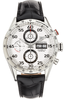 Carrera Calibre 16 Day-Date Chronograph Stainless Steel Automatic