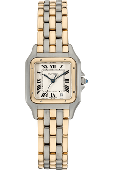Panthere Yellow Gold and Stainless Steel Quartz