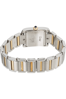 Tank Francaise Yellow Gold and Stainless Steel Quartz