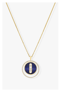 Lucky Move Lapis Lazuli MM Pendant in Yellow Gold