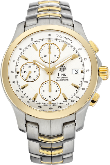 Link Chronograph Yellow Gold and Stainless Steel Automatic