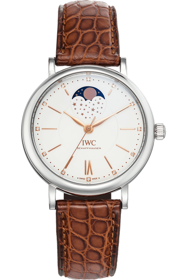 Porotfino Moon Phase Stainless Steel Automatic