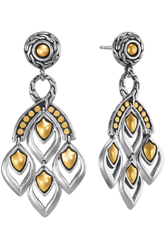 Naga Gold &amp; Silver Earrings