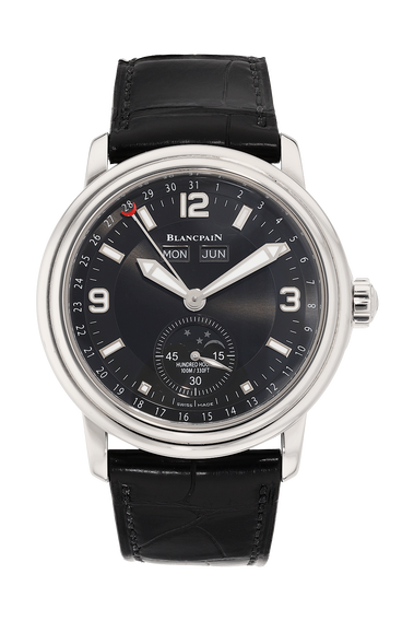 Leman Complete Calendar Moonphase Stainless Steel Automatic