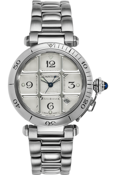 Pasha Grid Stainless Steel Automatic