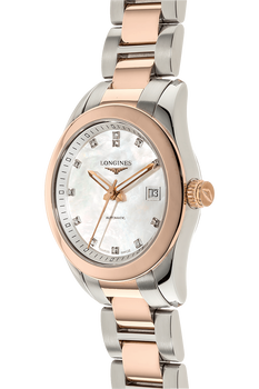 Conquest Classic Rose Gold and Stainless Steel Automatic