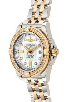 Galactic 32 Rose Gold and Stainless Steel Quartz