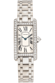 Tank Americaine White Gold Quartz