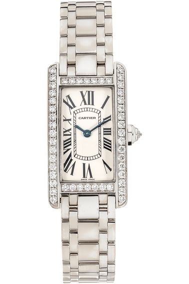 Tank Americaine White Gold Quartz