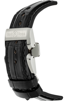 BR 123 Officer Black Stainless Steel Automatic