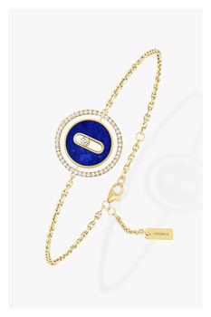 Lucky Move Lapis Lazuli SM Bracelet in Yellow Gold