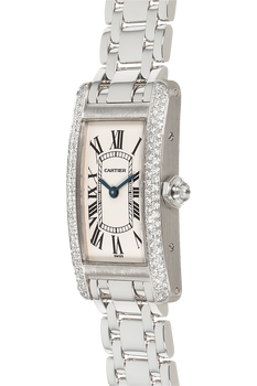 Tank Americaine White Gold Quartz