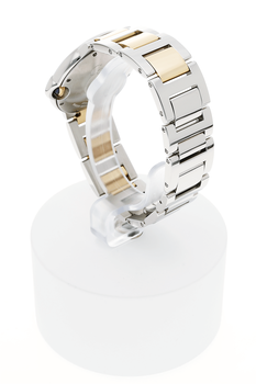 Ballon Bleu Yellow Gold and Stainless Steel Quartz