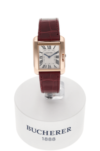 Tank Anglaise Rose Gold Quartz