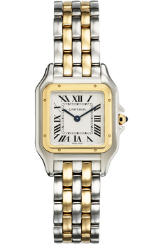 Panthere Yellow Gold and Stainless Steel Quartz