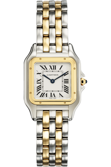Panthere Yellow Gold and Stainless Steel Quartz