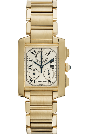 Tank Francaise Chronograph Yellow Gold Quartz