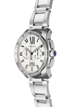 Calibre de Cartier Chronograph Stainless Steel Automatic