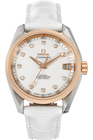 Seamaster Aqua Terra Co-Axial Rose Gold and Stainless Steel