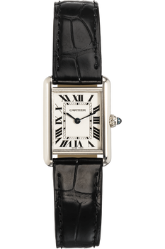 Tank Louis Cartier White Gold Quartz