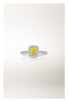 Solitaire Joy Yellow Diamond Ring 0.72 ct.