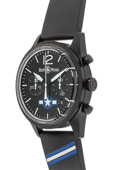 BR 126 Carbon Air Force Insignia PVD Stainless Steel Automatic
