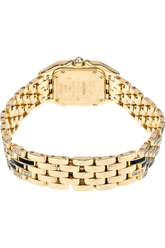 Panthere Art-Deco Yellow Gold Quartz