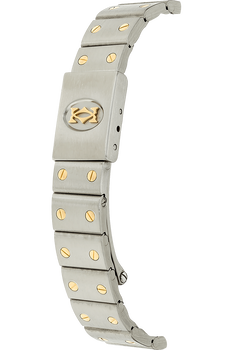 Santos Galbee Yellow Gold and Stainless Steel Quartz