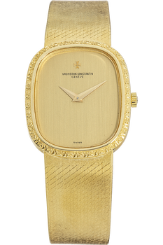 Rectangle Circa 1980's Yellow Gold Quartz