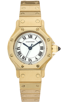 Santos Ronde Circa 1980's Yellow Gold Automatic