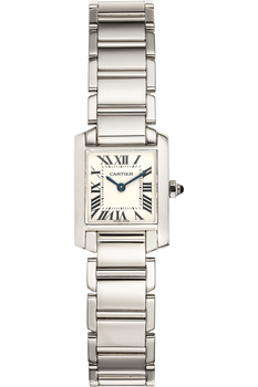 Tank Francaise White Gold Quartz
