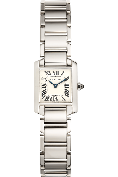 Tank Francaise White Gold Quartz