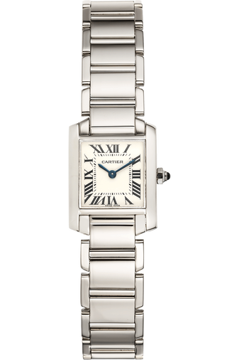 Tank Francaise White Gold Quartz