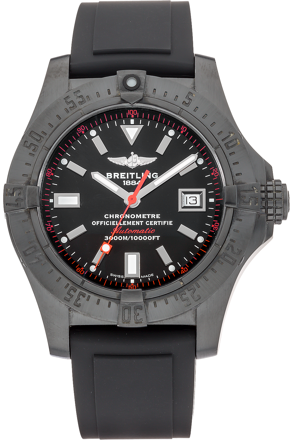 breitling avenger seawolf blacksteel limited edition